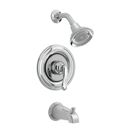 AMERICAN STANDARD 1-Handle Chrome Tub and Shower Faucet 9046502.002